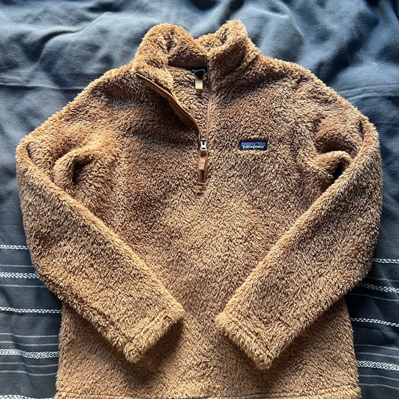 Patagonia Los Gatos 1/4-Zip Fleece Jacket in Beech Brown (Size Medium) - Picture 3 of 4